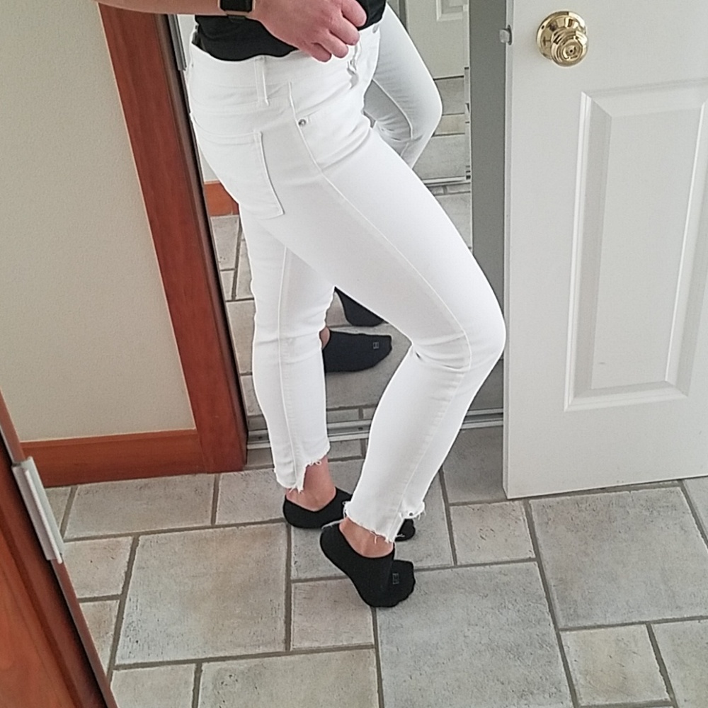 Lucky Brand White Skinny Jeans